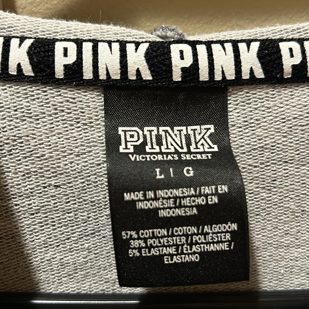 Pink VS Full Zip Hoodie - Picture 3 of 5